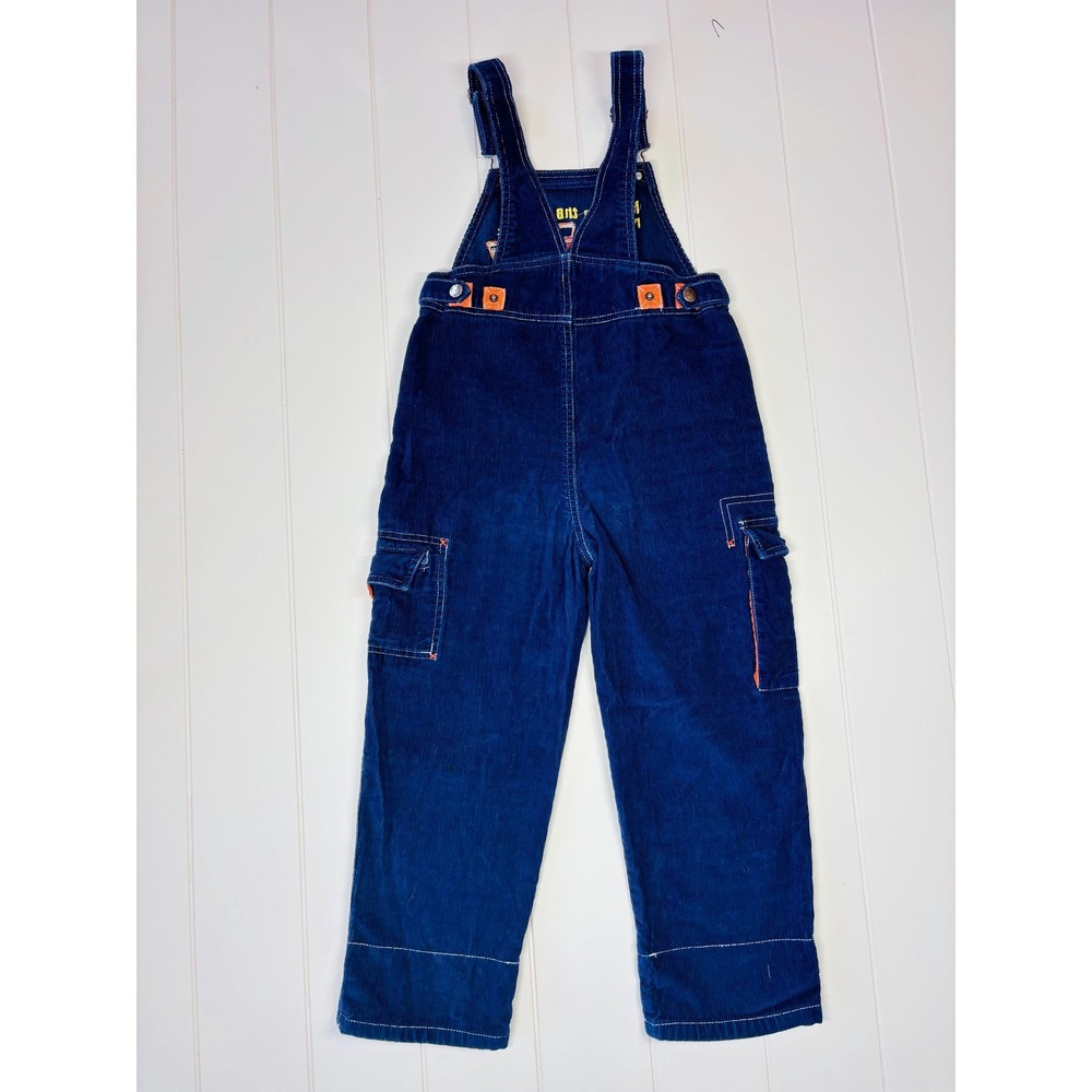 Vintage Bob the Builder Construction Navy Blue Overalls, Size Kids 7 - Picture 8 of 14